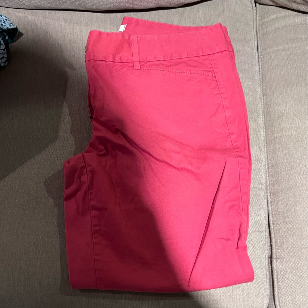 Nantucket Red cropped pants